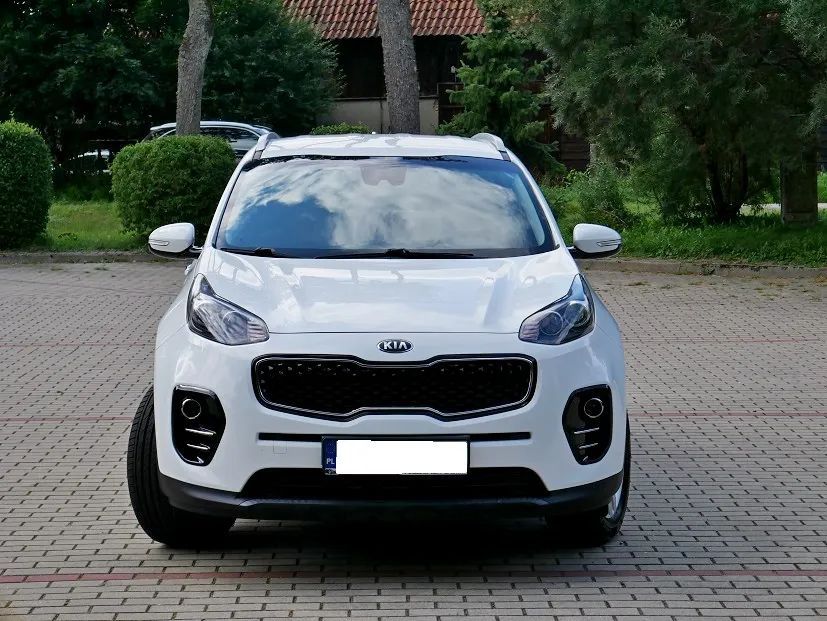 Kia Sportage 1.6 Benzyna Zarejestrowany Bogate Wyposażenie Biała Perła gwarancja