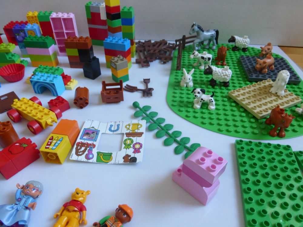 KLOCKI LEGO DUPLO farma zwierzątka płytka zestaw mix miks