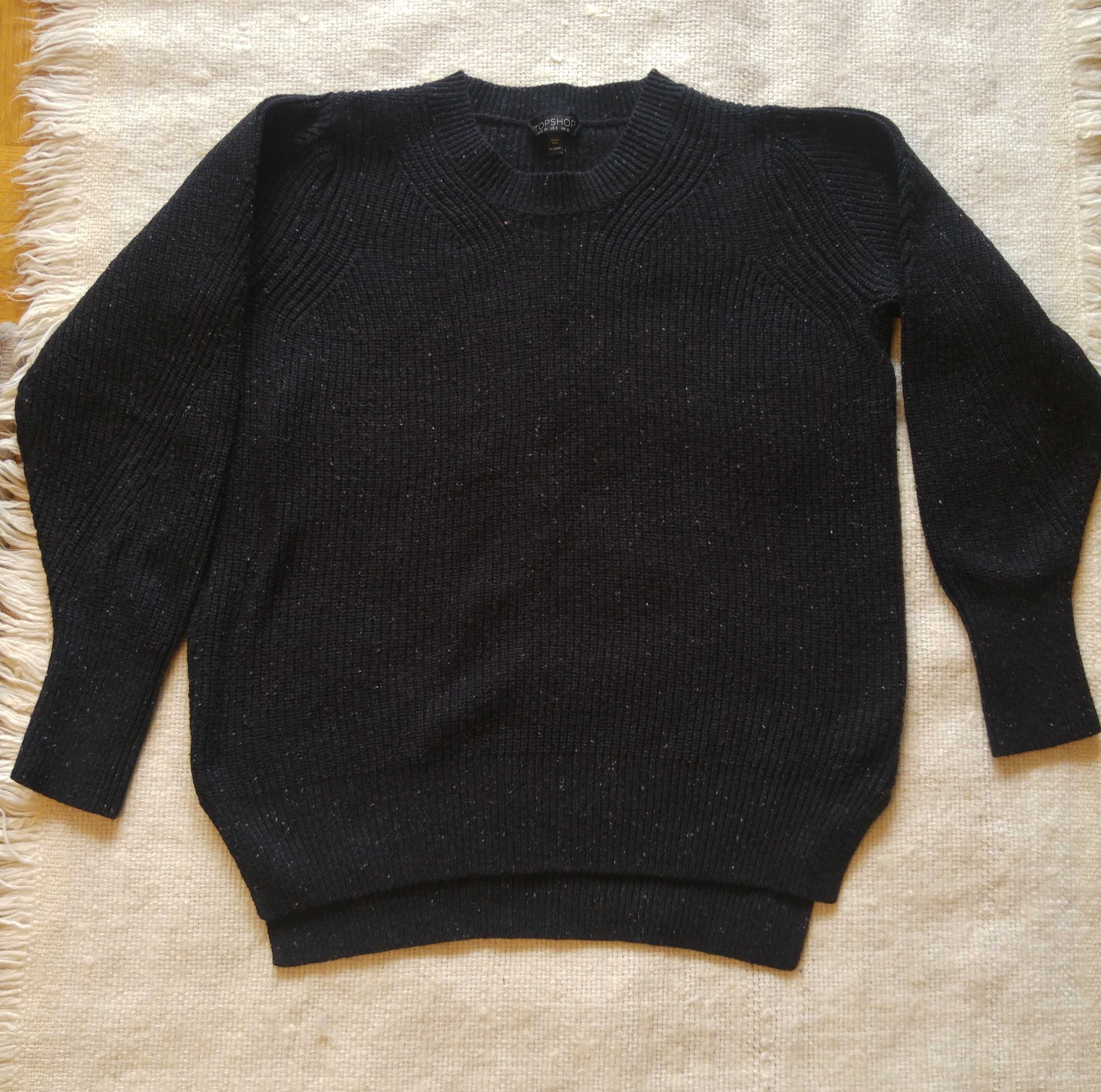 Sweter damski czarny