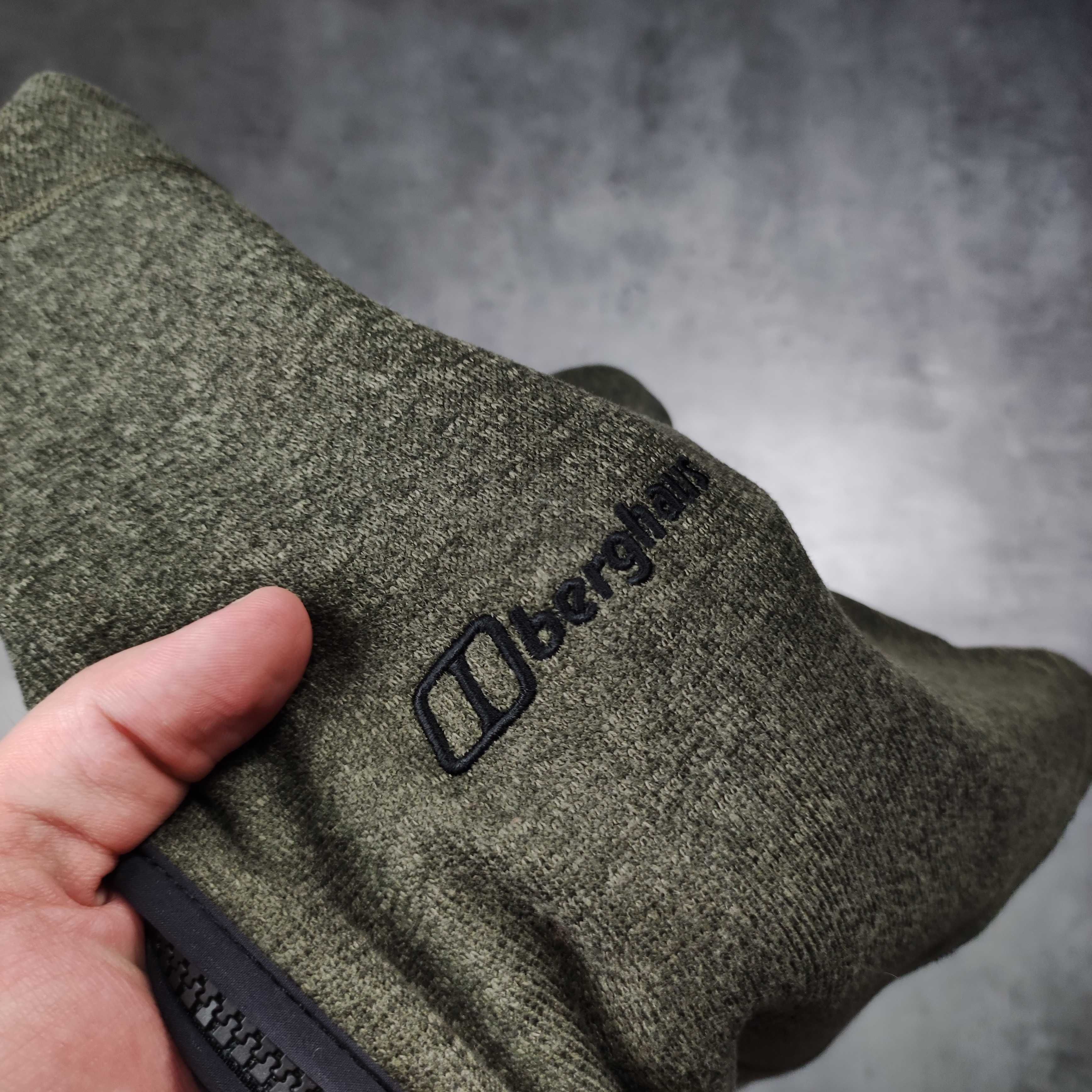 MĘSKA PRO Bluza Rozpinana Polar Thermal Berghaus Khaki Górska Trekking