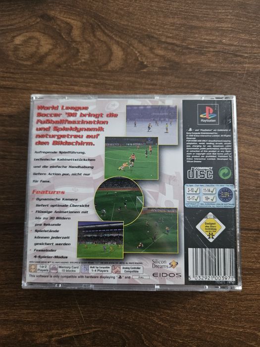 Wls World league soccer playstation 1 psx