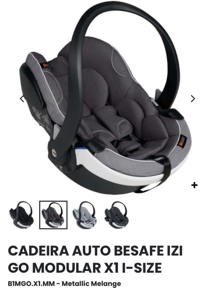 Cadeira auto ( Ovo ) izi go beSafe e Base isofix BeSafe