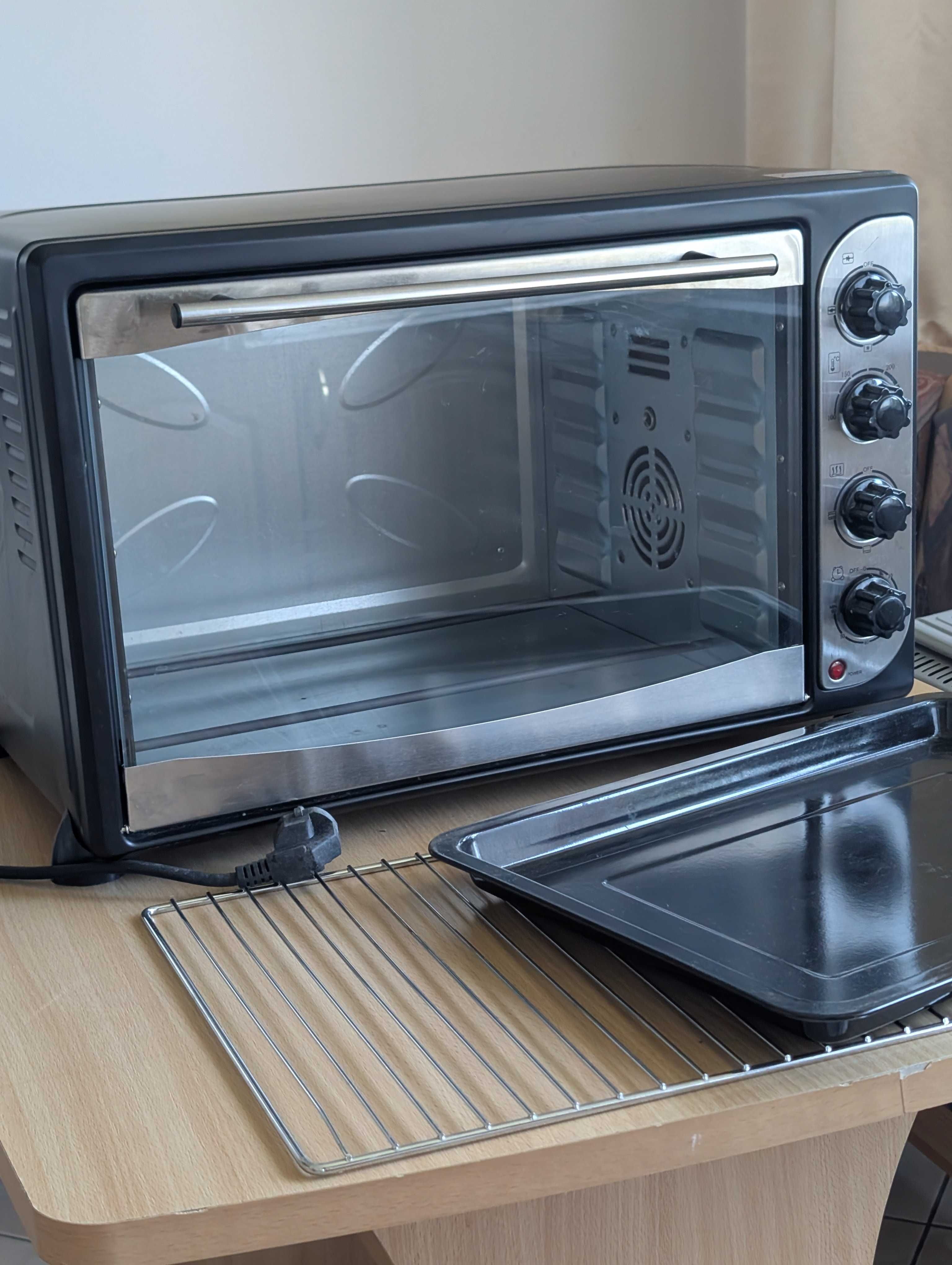 PIEKARNIK 4w1 termoobieg 230V rożno grill BERLINGER 49l