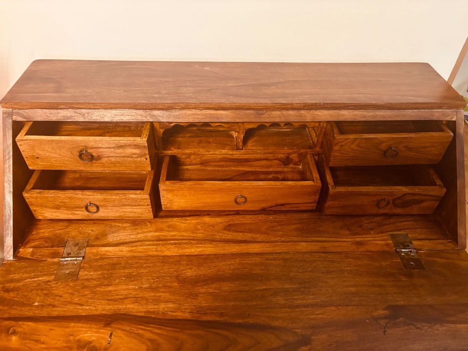 Sekretarzyk meble kolonialne / palisander