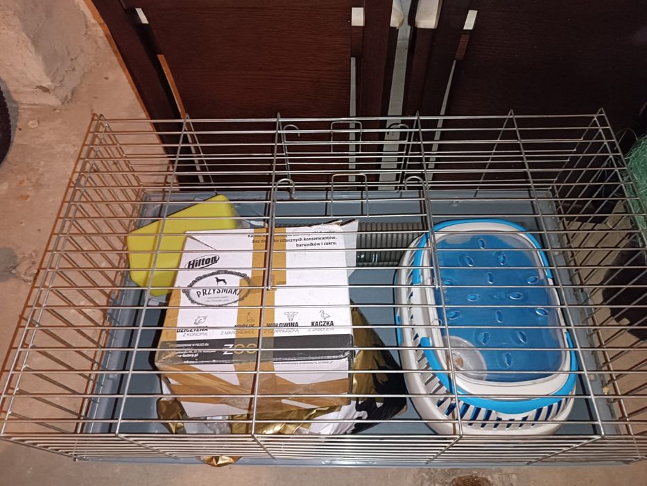 Klatka dla świnki i akcesoria