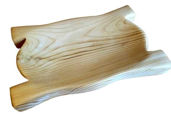 Koryto drewniane Korytko LUX TACA góralska na jedzenie 25x35 cm