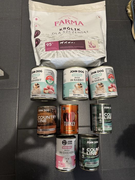 Karma dla psa john dog