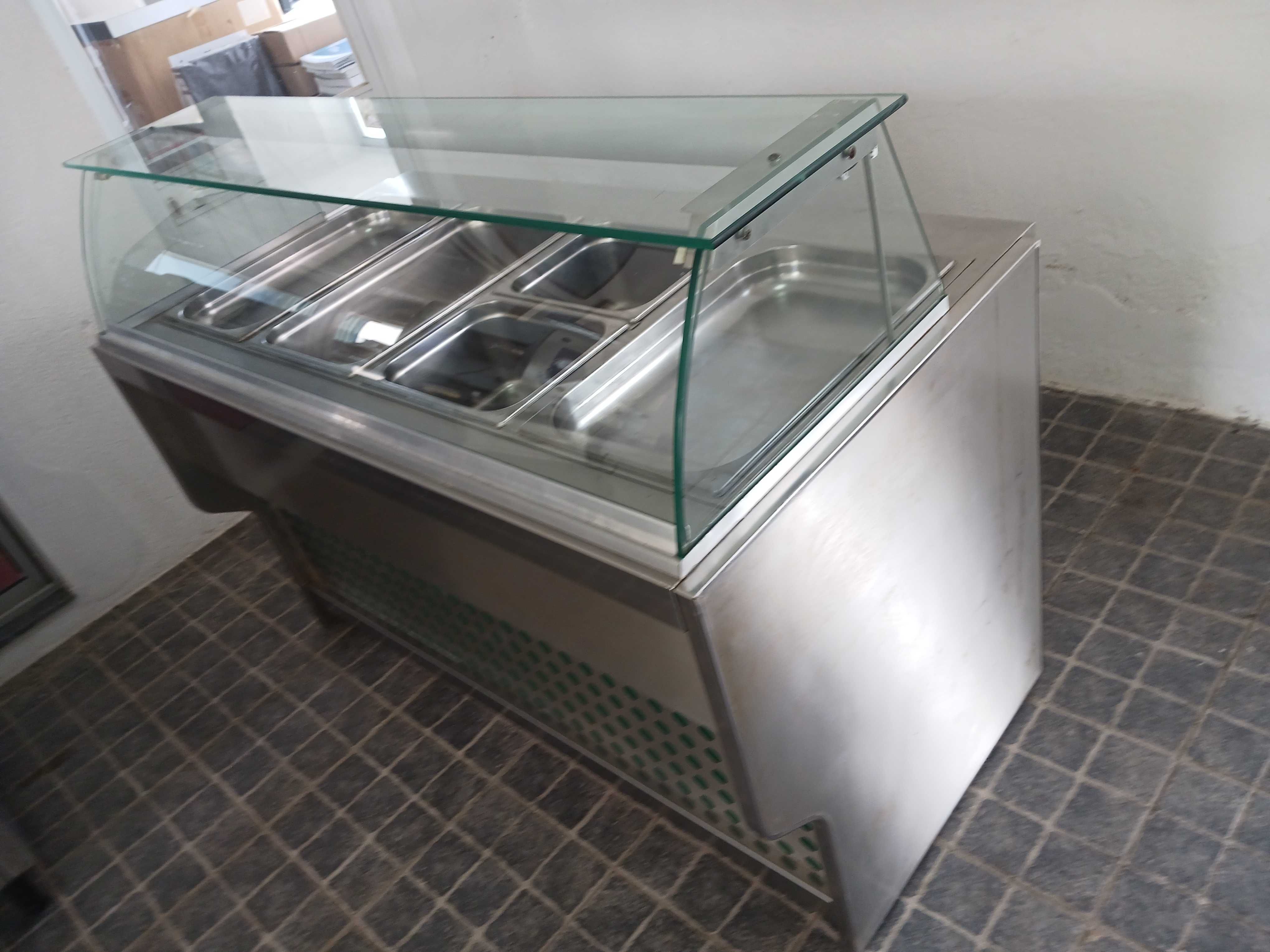 ACM1509 - Self Service em Inox com Banho Maria e Refrigeração - Usado