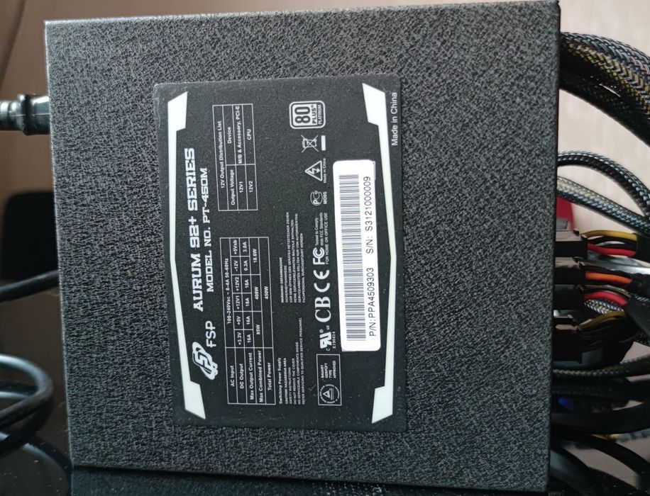 FSP Aurum 92+ PLATINUM PT-450M блок питания ПК 450w