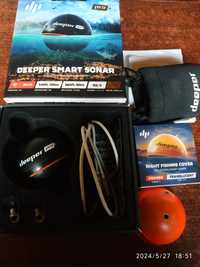 Ехолот Deeper smart sonar pro+(кришка для нічної рибалки в подарунок)