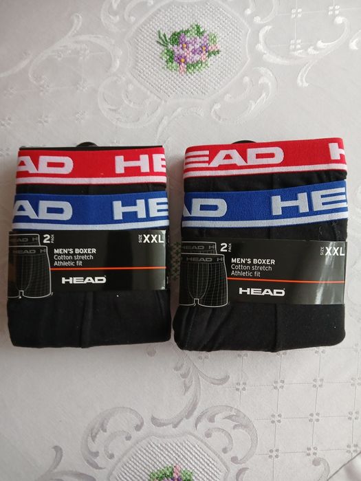 Bokserki męskie 4szt HEAD