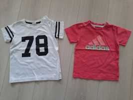 T-shirt h&m i adidas na 2,5 roku