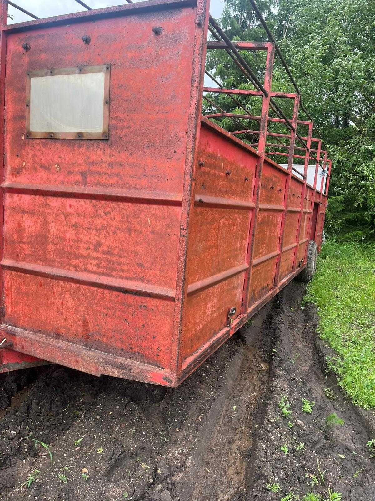 Przyczepa do przewozu zwierząt, Przyczepa do przewozu transportu bydła