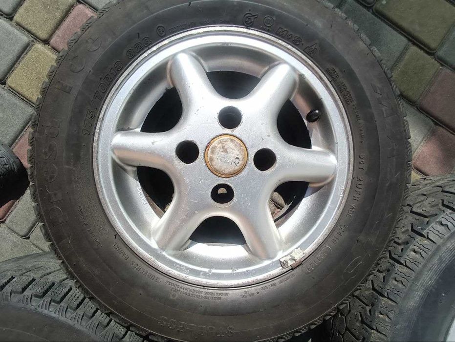 диски r13 4x108 ET38 Alessio на зимній резині