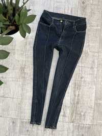 MONKI spodni z wysokim stanem jeans rurki 36 S 27