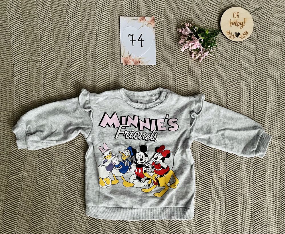 Wyprzedaż bluza myszka minnie hm 74