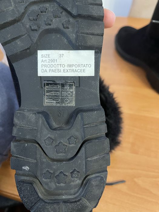 Чобітки напівчобітки напівчеревики зимові утеплені жіночі нові