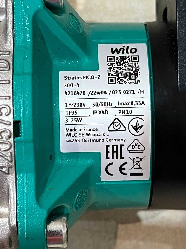 Pompa cyrkulacyjna Wilo-Stratos PICO-Z-20/1-4/Komis Krzysiek