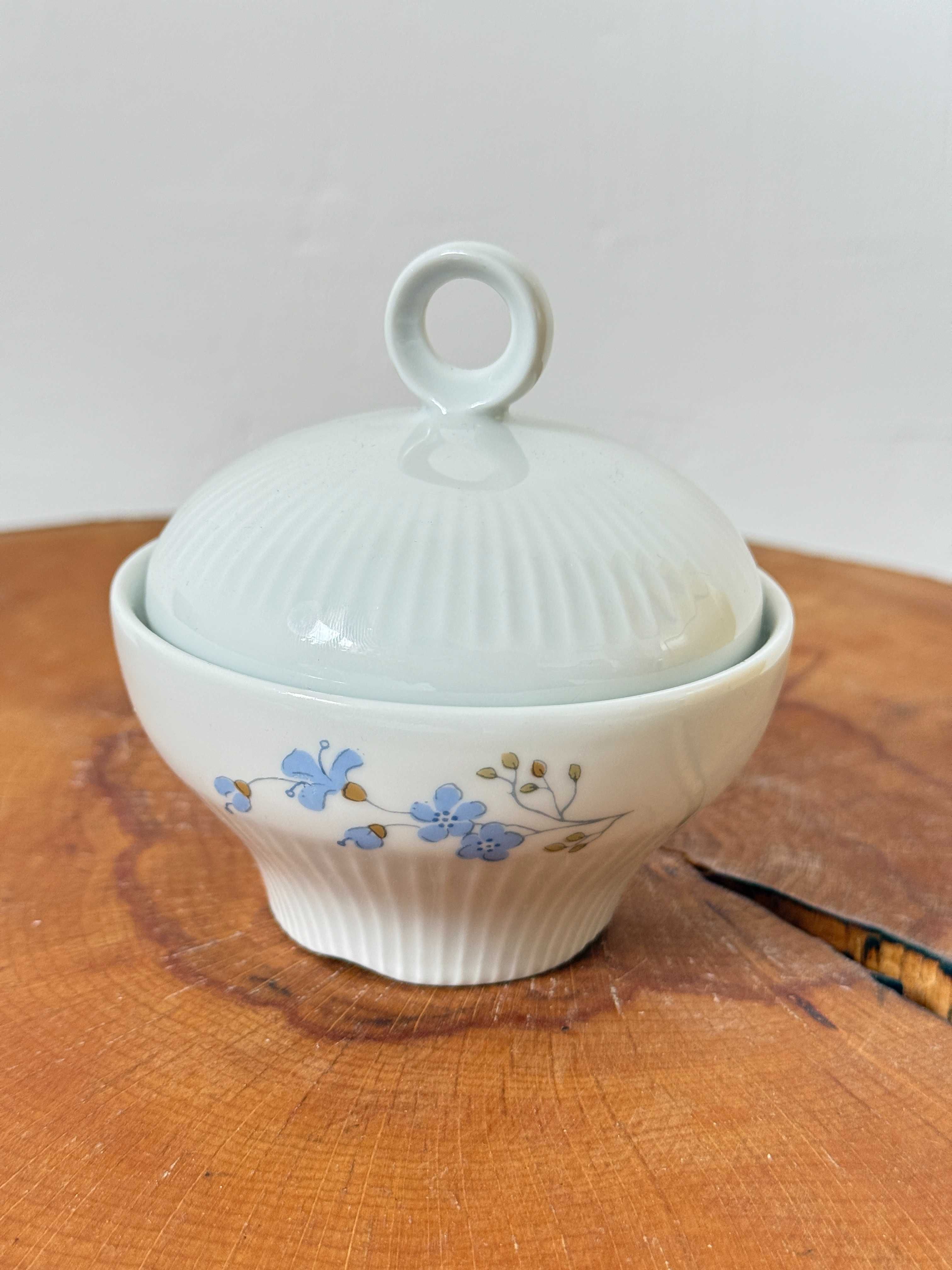 Cukiernica porcelanowa Jlmenau Germany porcelana niemiecka kwiaty