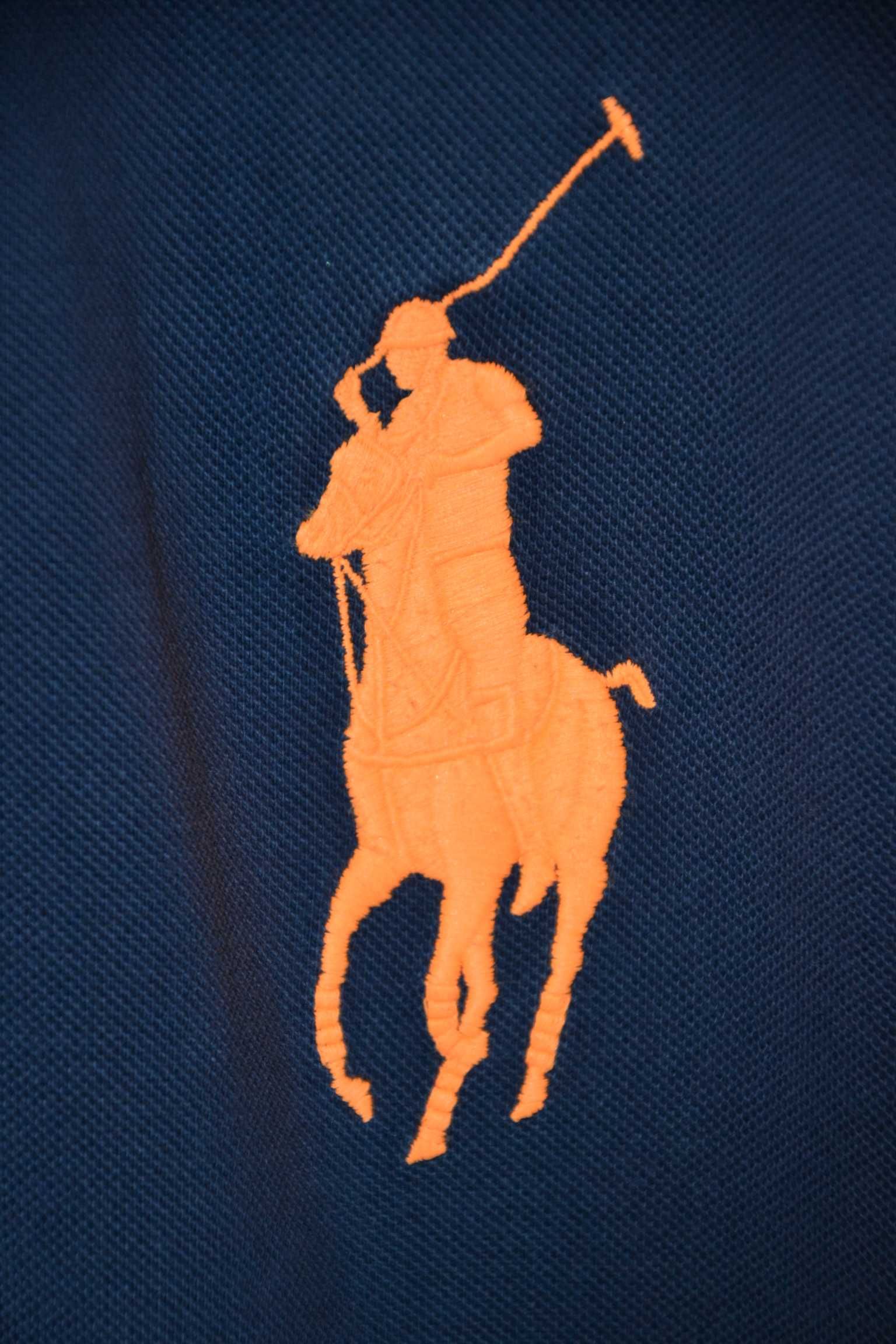 POLO RALPH LAUREN Koszulka Polo Męska XL Custom Fit Oryginalna
