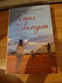 Livro: " Irmãs de sangue" escrito por Barbara e stephanie Keating