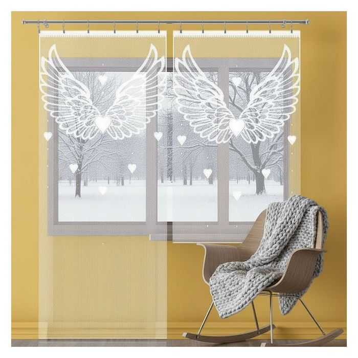 Komplet firan Skrzydlate Serce wys 250 cm DomoweTekstylia | WN6SS2 55K