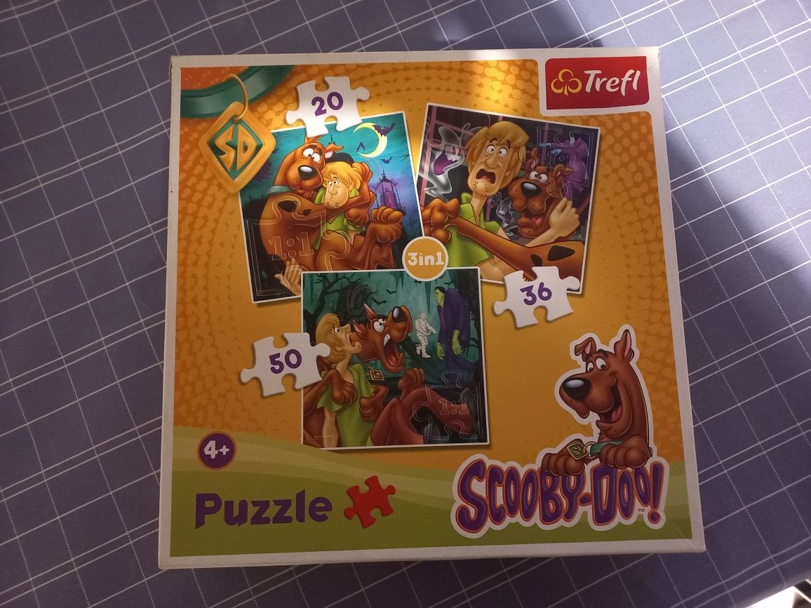 Sprzedam puzzle 3w1 Scooby-Doo