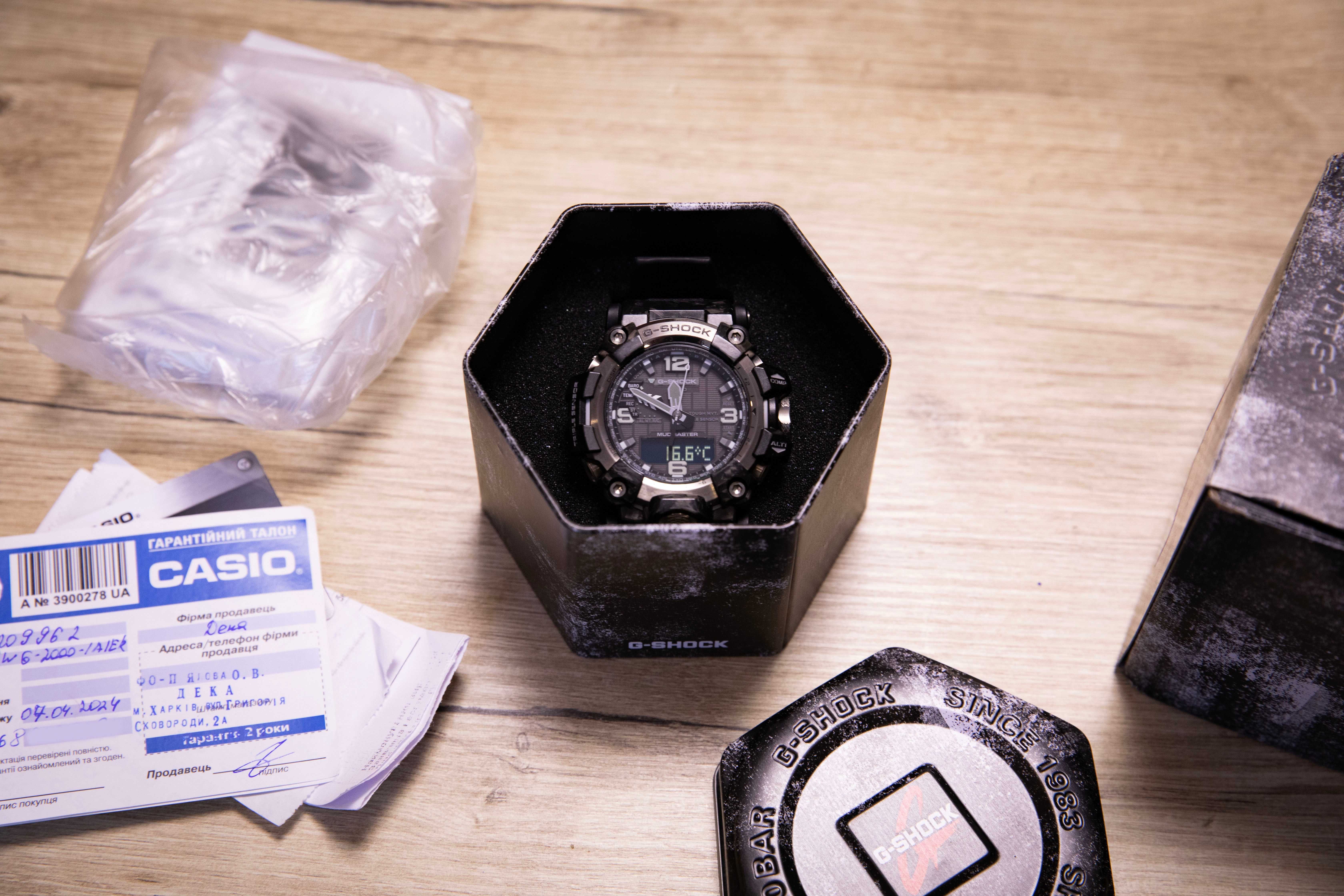 Часы Casio G-SHOCK Master of G GWG-2000-1A1ER состояние новых. Гаранти