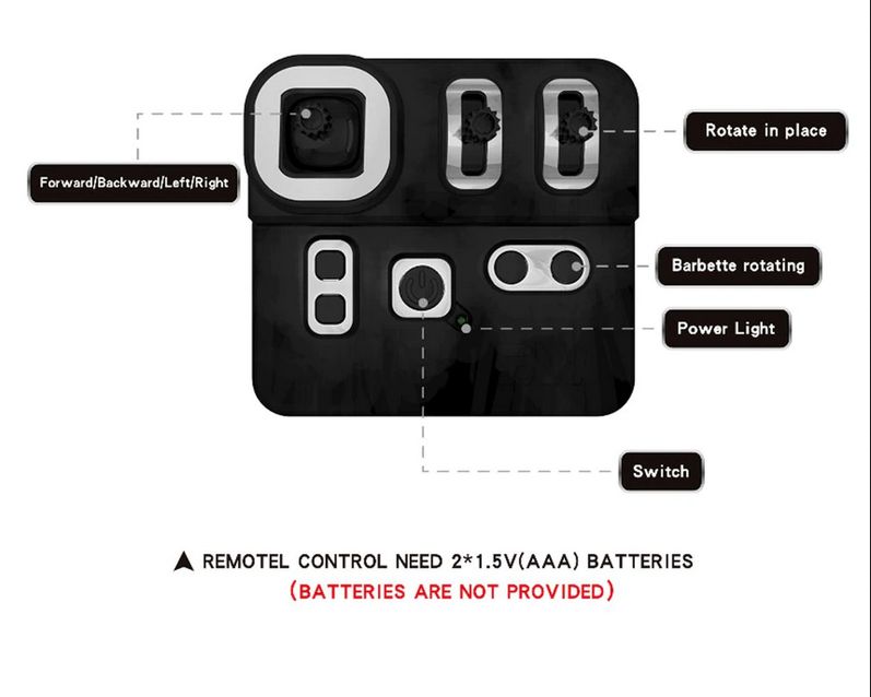 sw(rc)-006 radio controlo tank, blocos de montagem em metal