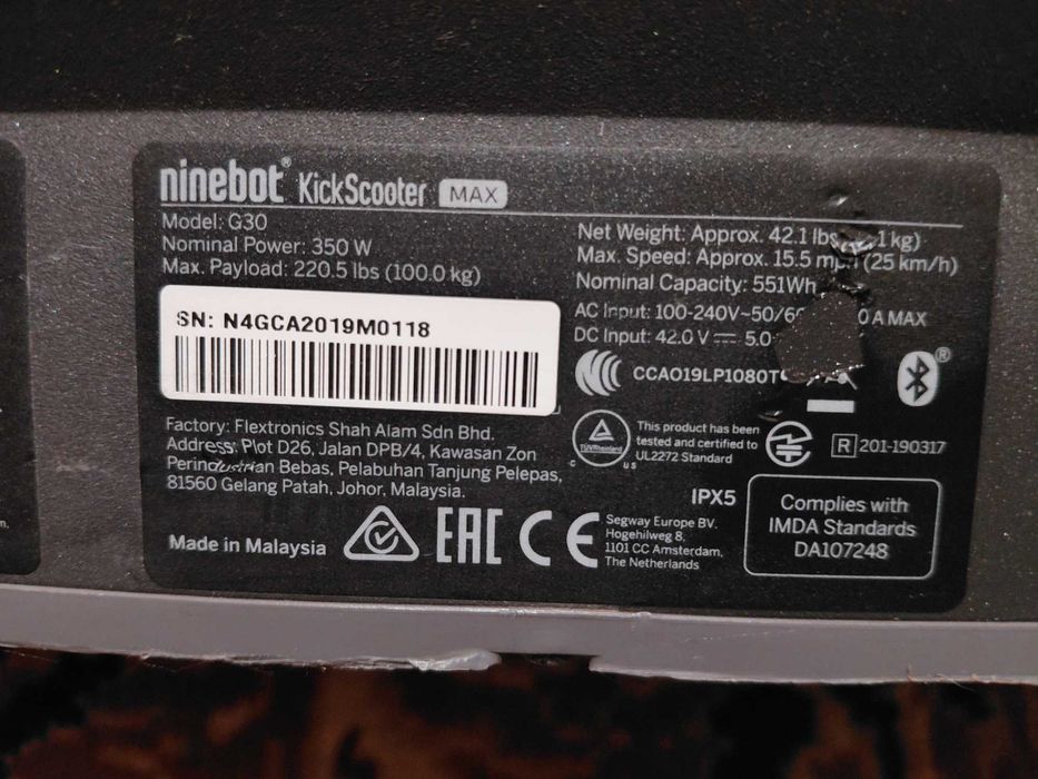 Ninebot KickScooter MAX G30