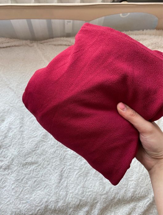 Elegancka sukienka długa wesele komunia boohoo XL/XXL czerwona burgund