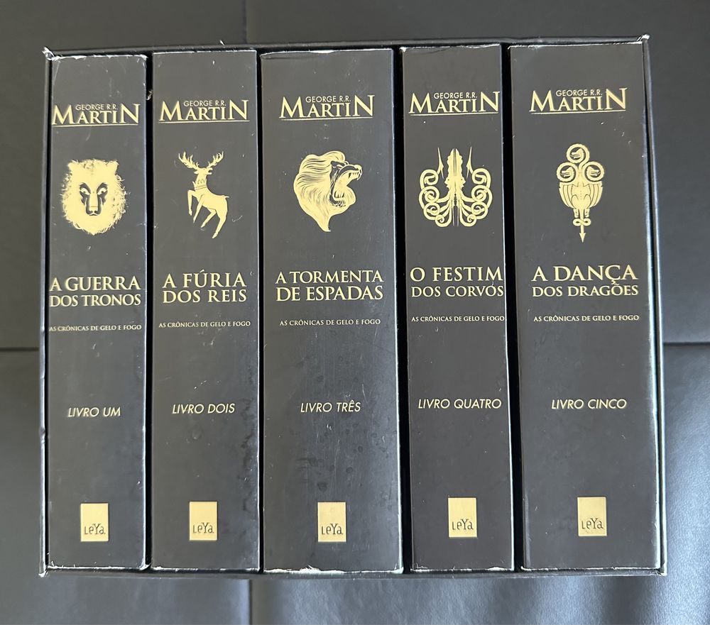 Vendo Box Collection Edition 5 livros Game of Thrones