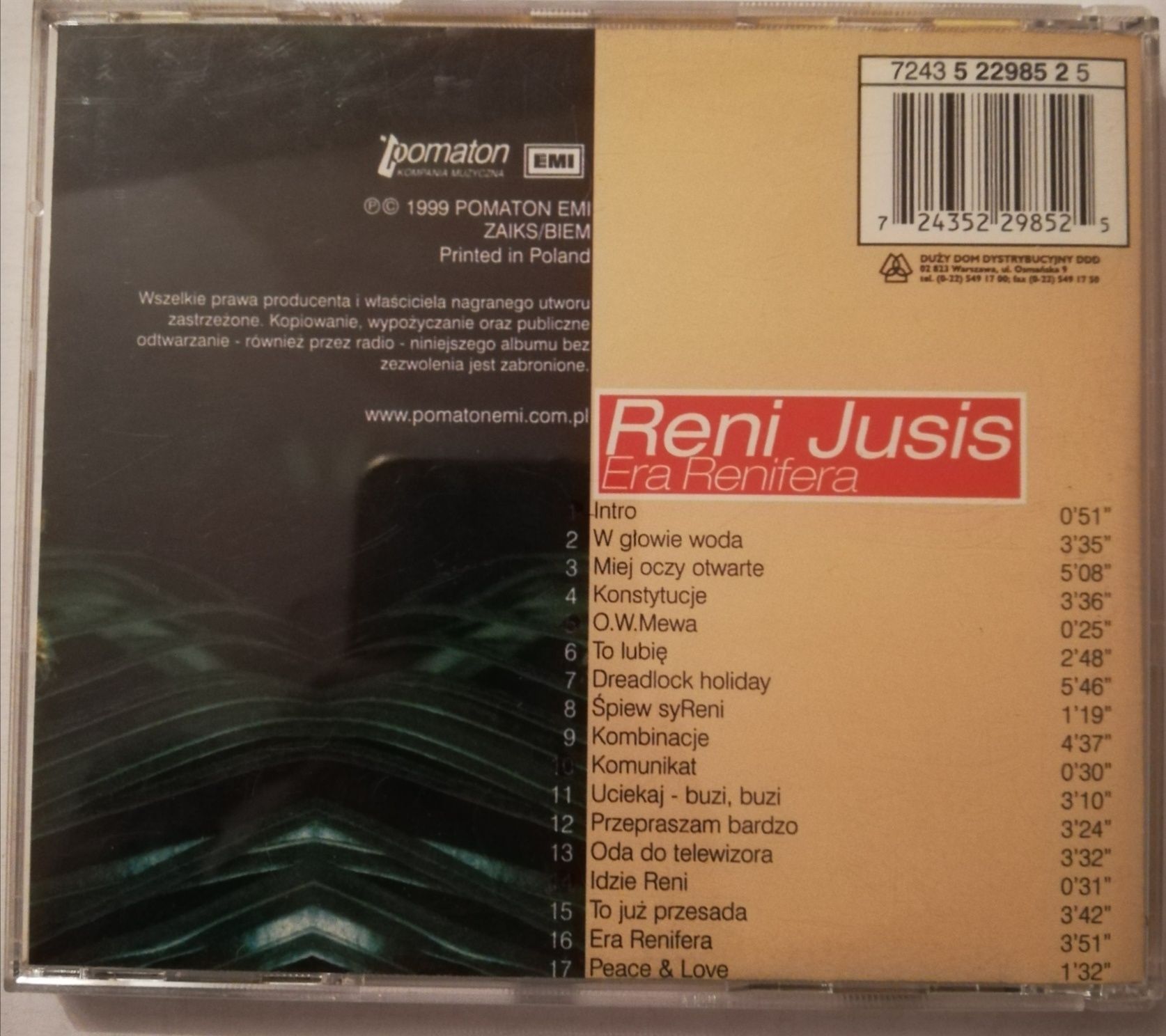Reni Jusis cd era renifera