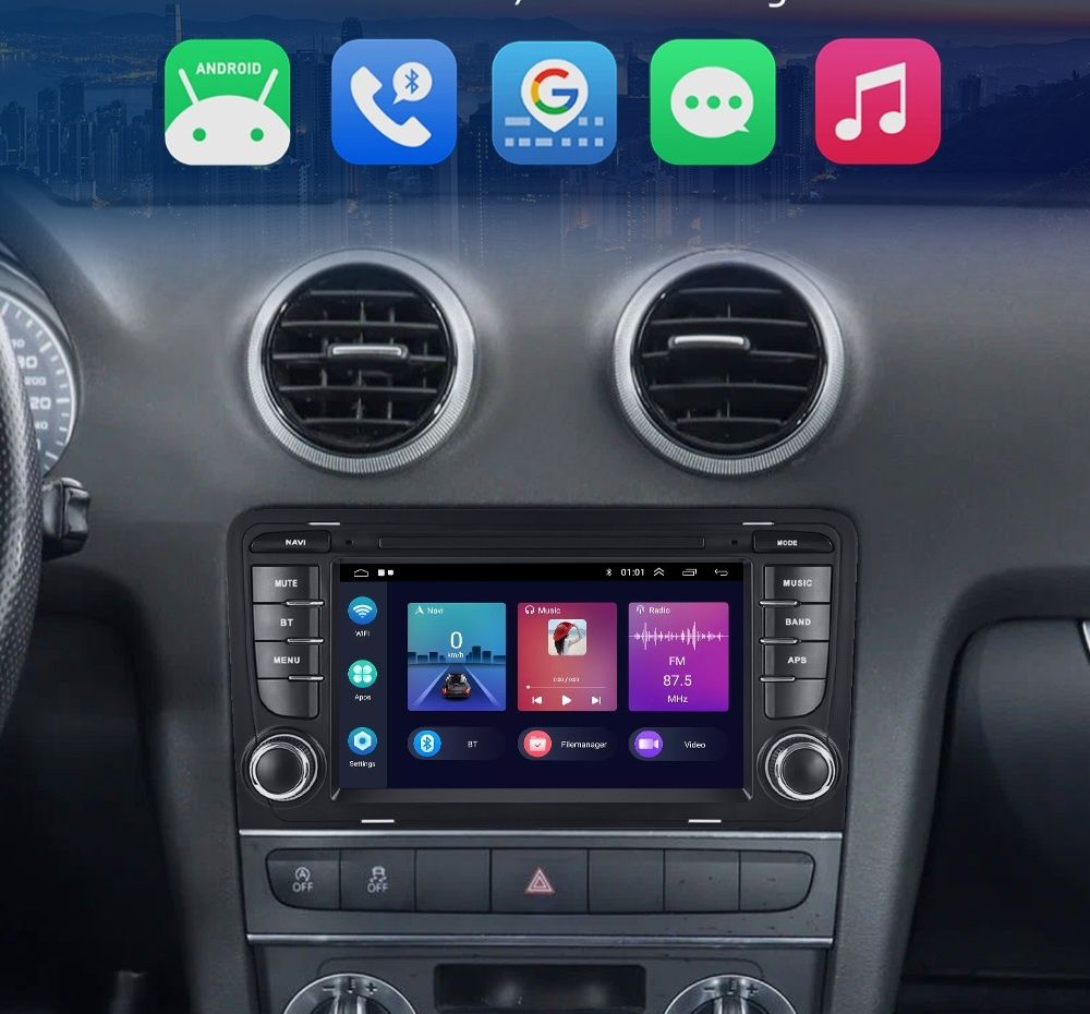 Radio nawigacja AUDI A3 8P Carplay android GPS NAVI