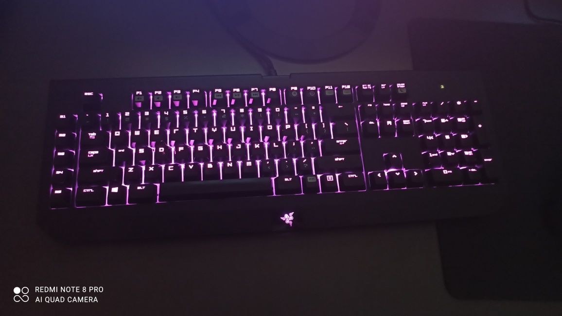 Teclado mecânico da razer chroma