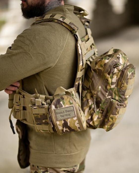 Плитоноска Single Sword мультикам 4 точки скидання