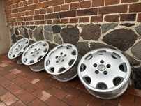 Alufelgi 5x112 15 Audi A3 A4 VW Passat srebrne felgi alu lato zima