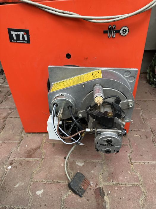 Piec kocioł na olej opałowy TTI opał