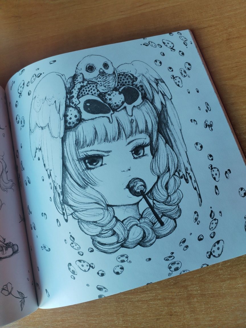 Kolorowanka "cute and creepy" Camilla d'Errico