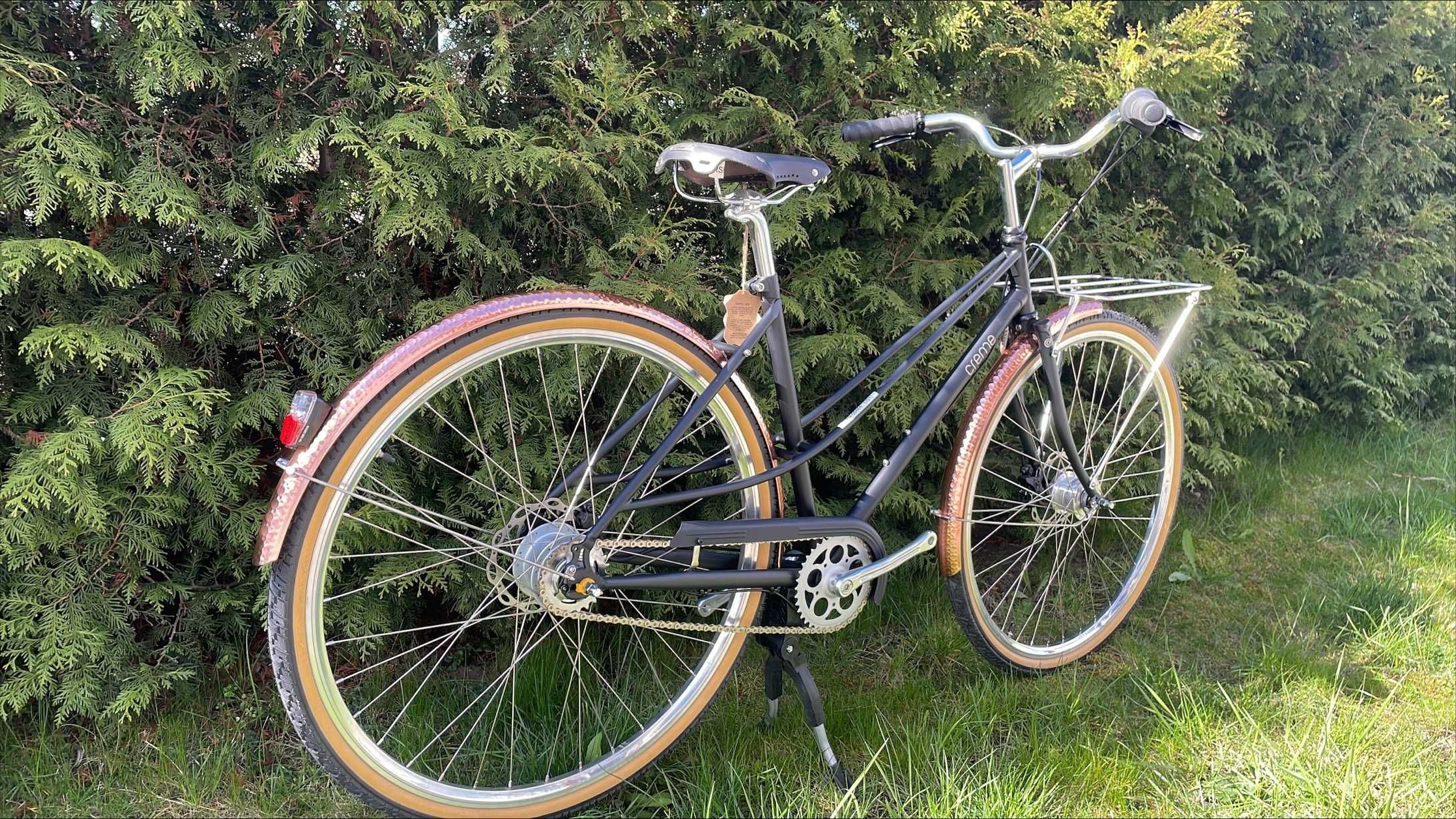 Rower miejski Creme Caferacer Lady Doppio Custom – Black Matt 495mm