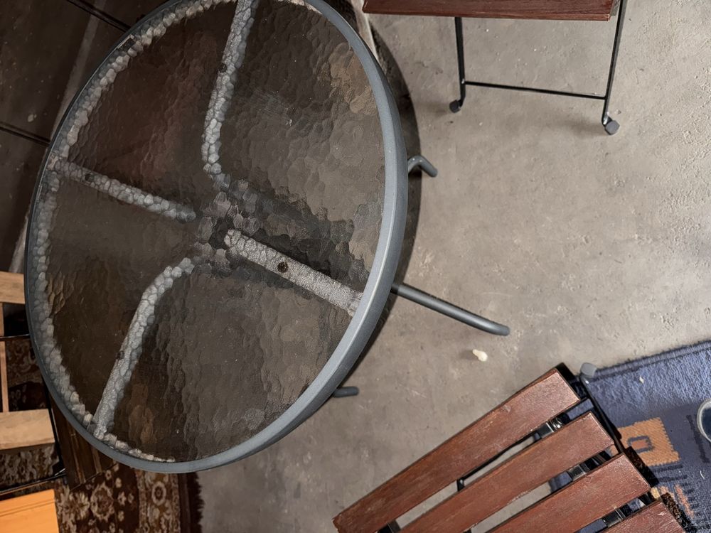 Komplet ogrodowy na balkon