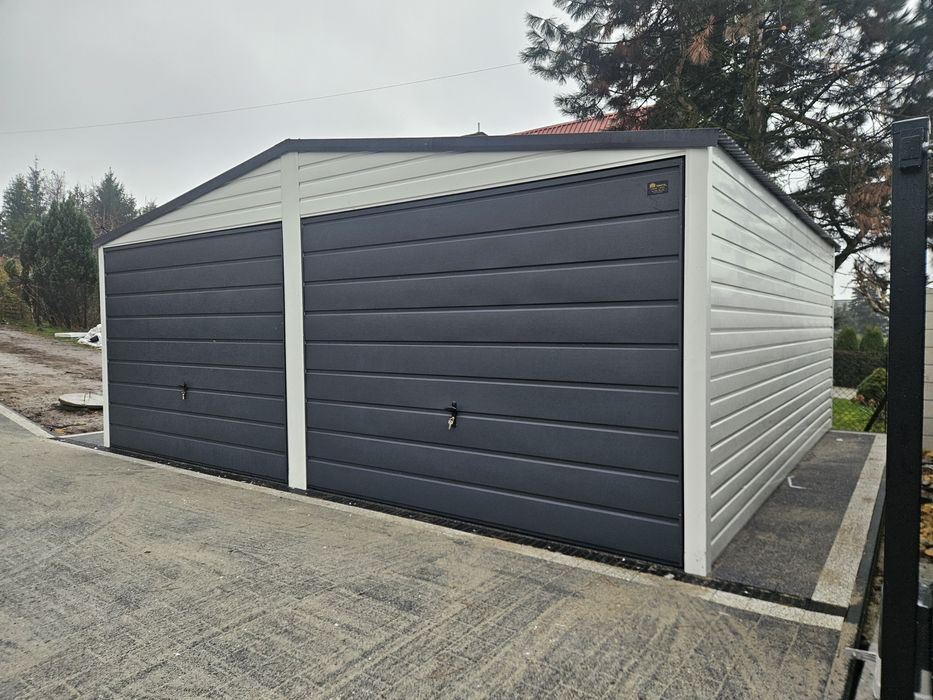 6x5.8 POD Garaze Blaszane Garaż Blaszany Blaszak Blaszaki Nowoczesne