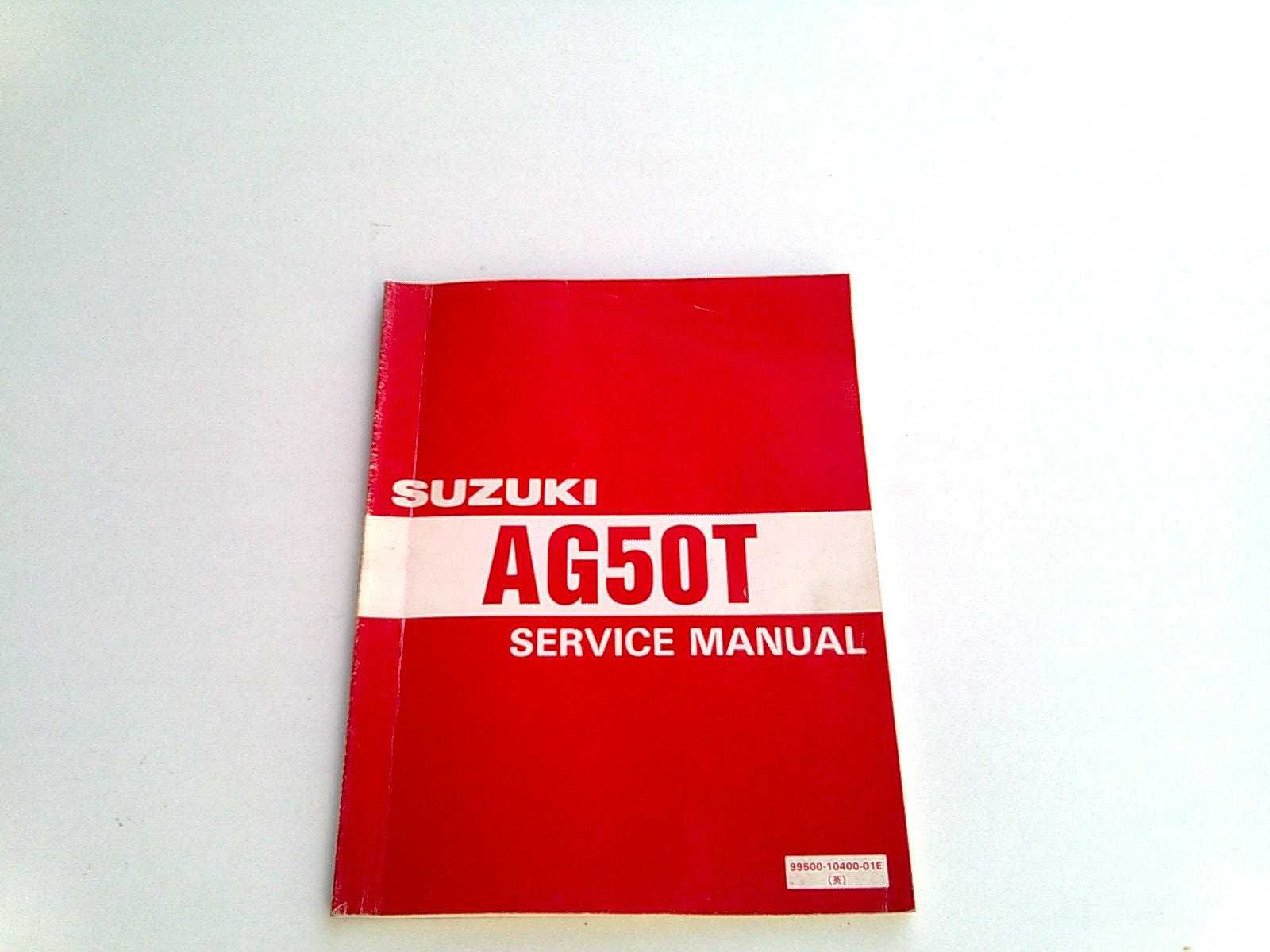 Manual Técnico oficial Suzuki AG 50T