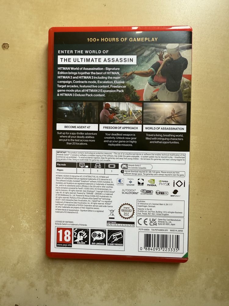 HITMAN World of Assassination Signature Edition Nintendo switch 2