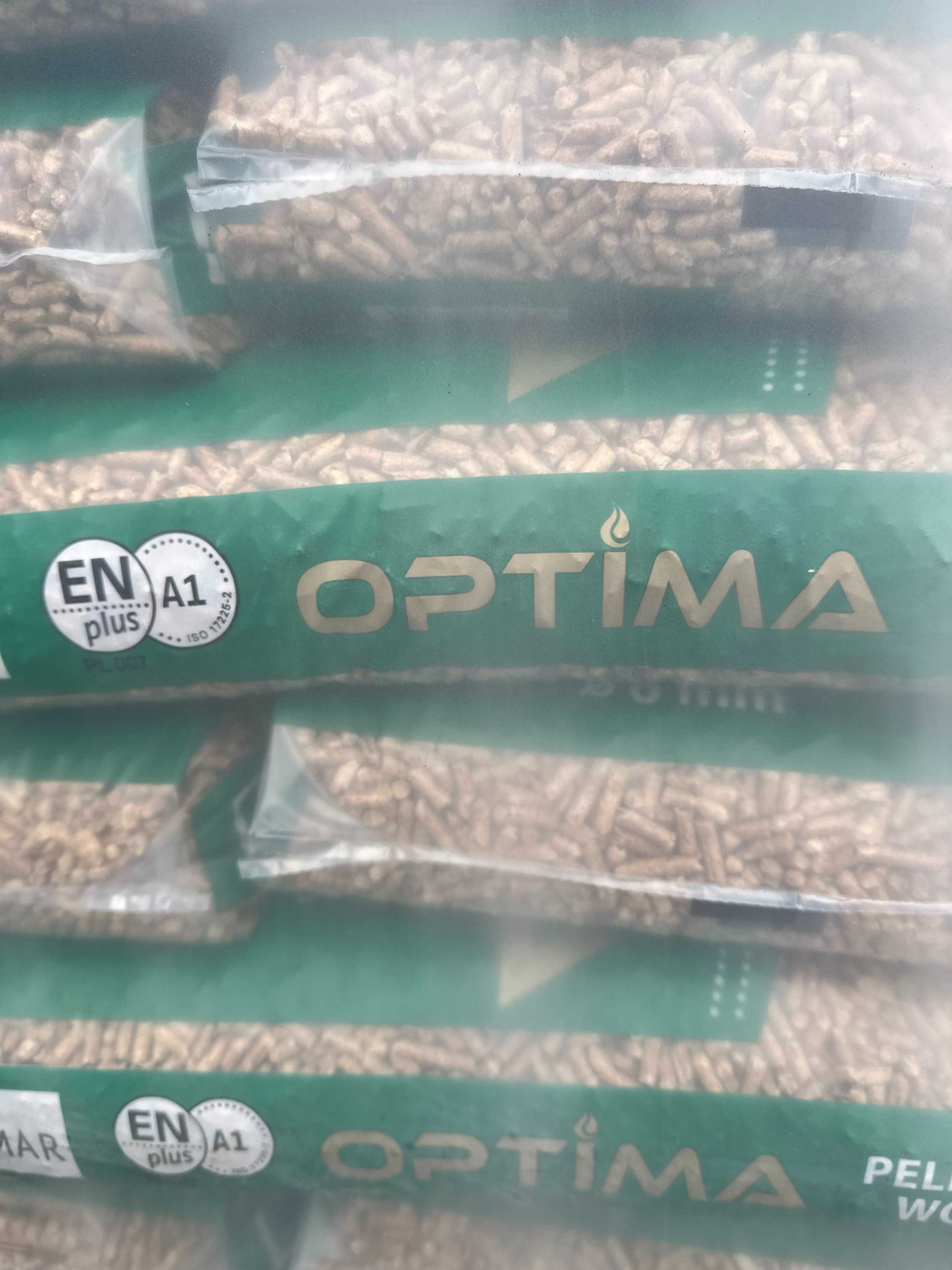 Pellet OPTIMA certyfikowany A1 EN plus.