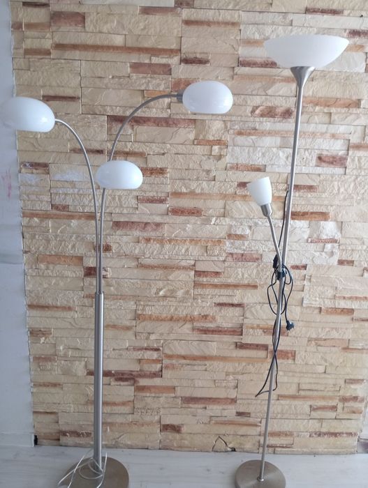 Lampa podłogowa 3 kloszowa