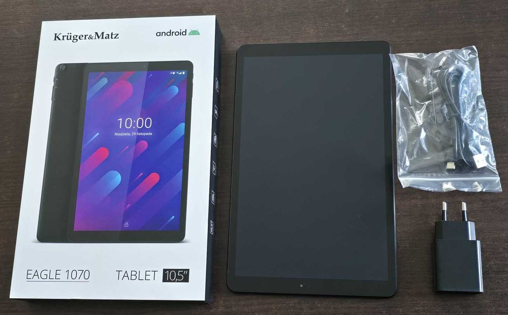 # Tablet Kruger&Matz EAGLE 1070 10,5" 6/128GB WiFi GPS LTE jak nowy #