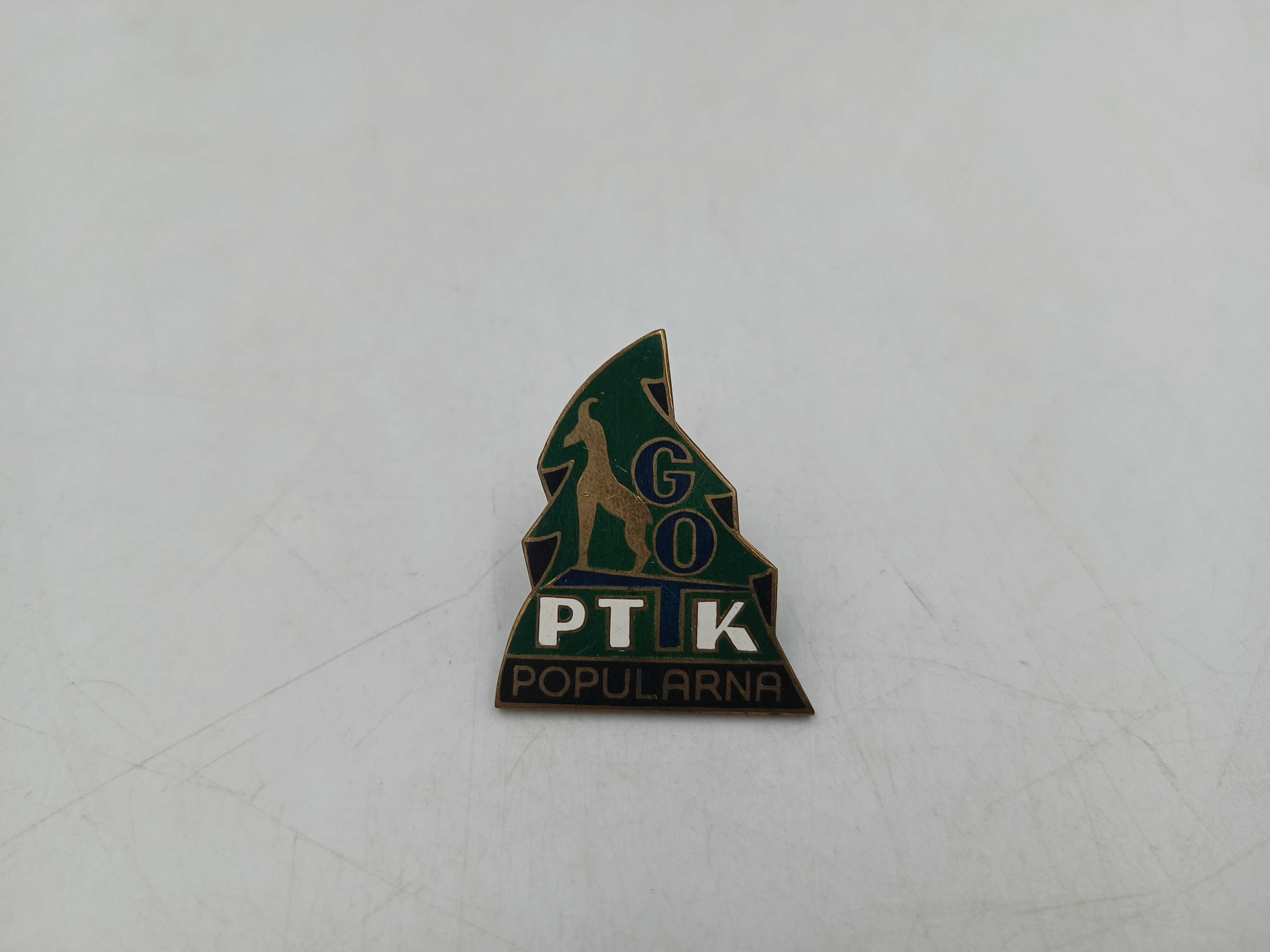 Odznaka górska popularna GOT PTTK przypinka z PRL