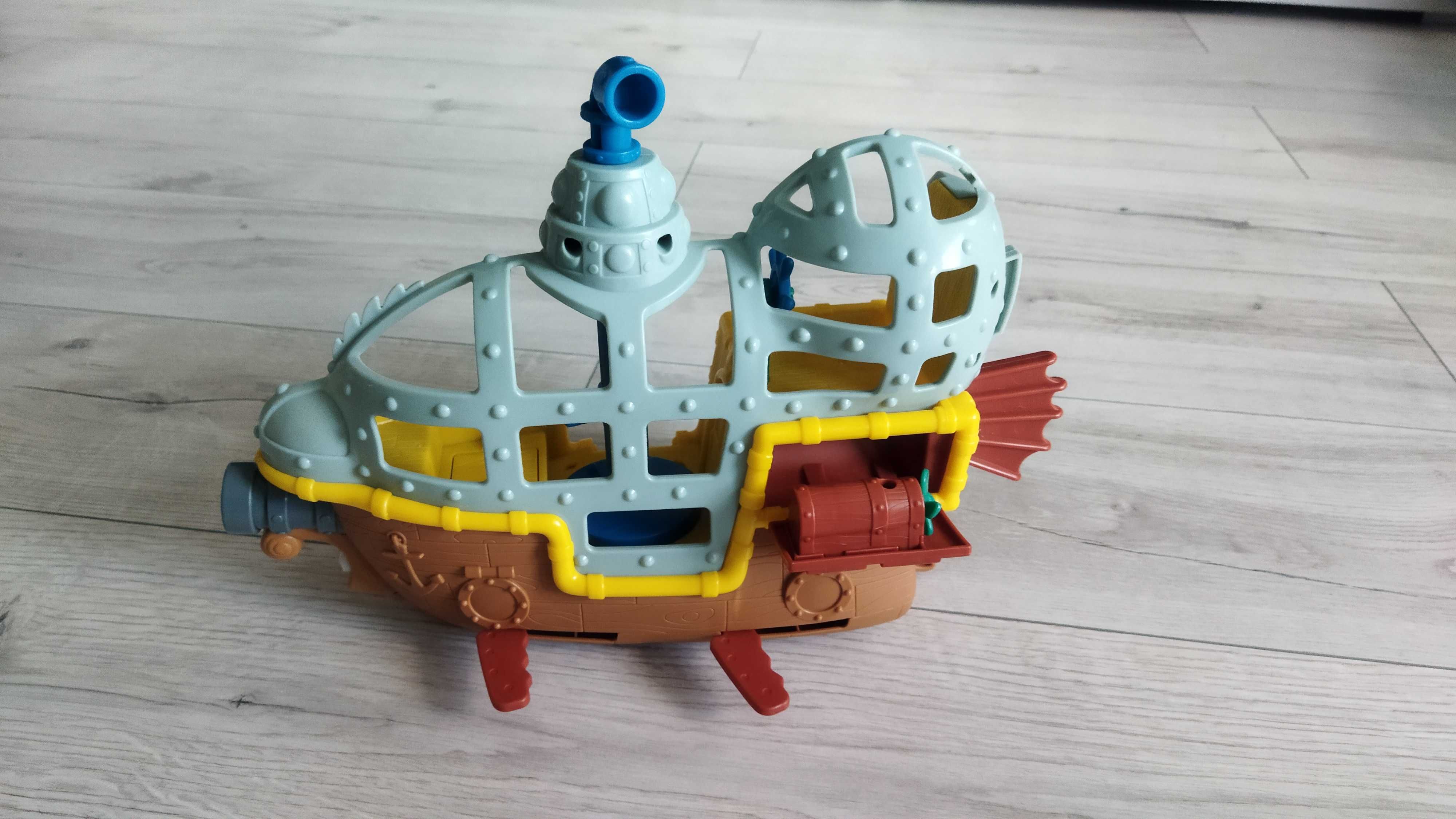 Łódź podwodna Jake Fischer Price statek Jake i piraci z Nibylandii
