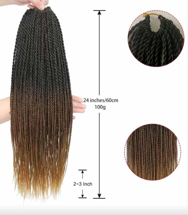 Afro Wrkocze Twist (wielorazowe)